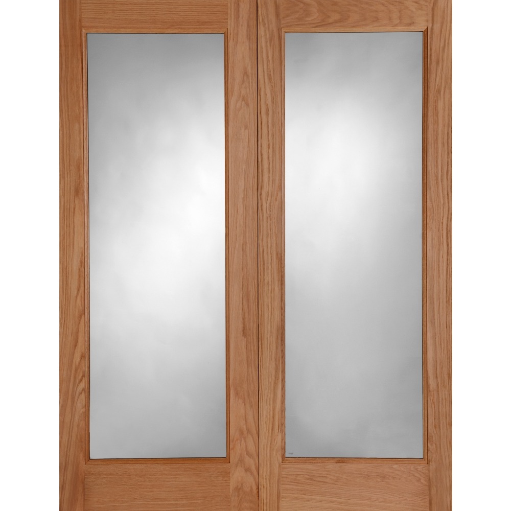 External Oak Pattern 20 Rebated Door Pair